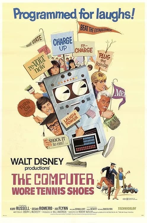 The Computer Wore Tennis Shoes film posteri